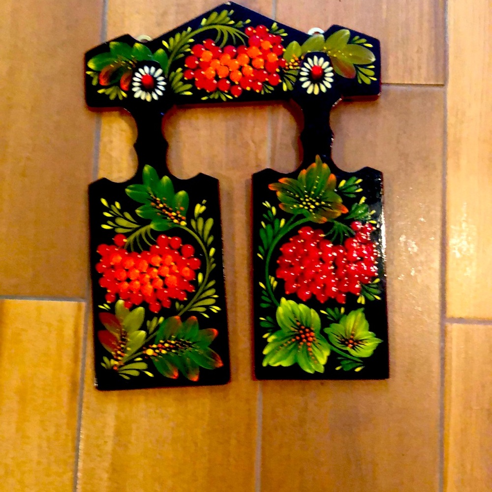 Vintage Painted board and a gift - a national souvenir from Ukraine